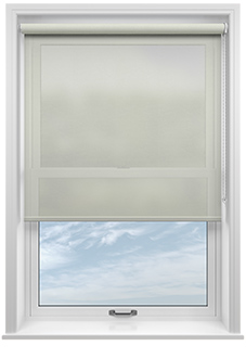 Illusion, Soft Grey - Twist&Fit Roller Blind
